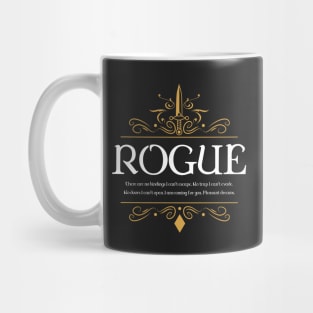 RPG Rogue Rogues WoW Dungeons Crawler and Dragons Slayer Mug